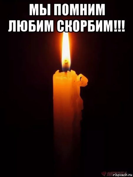 Помним любим скорскорбим