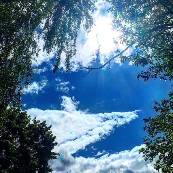 Небо облака красивые Весна