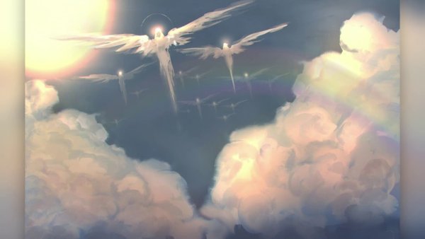 Христианский крест и руки