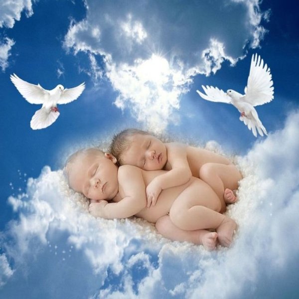 Ангелочек на небесах