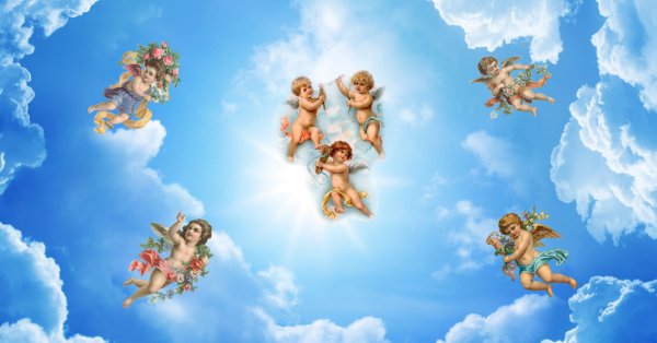 Небо с ангелочками