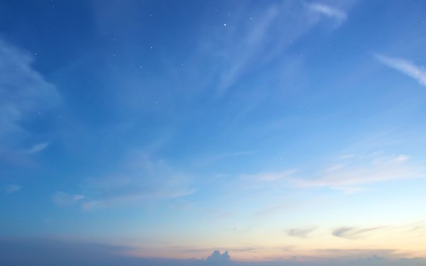 Картина небо с облаками