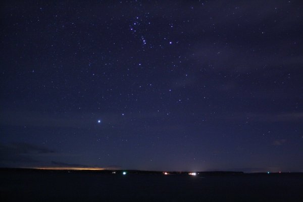 Звезда Сириус с земли