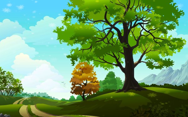 Мультяшная природа