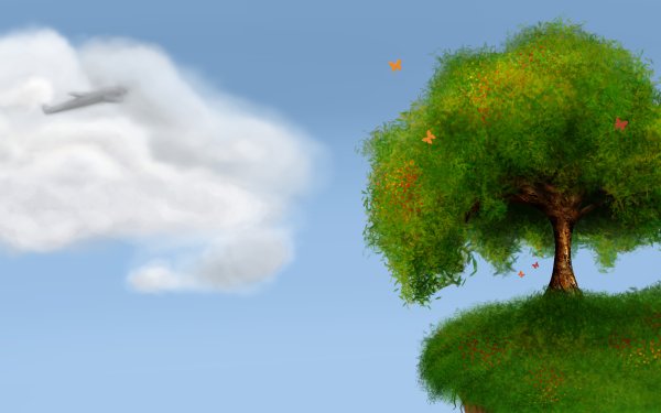 Красивое сказочное дерево