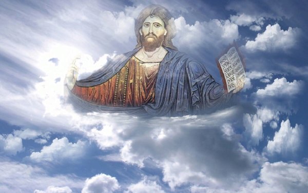 Боженька на небе