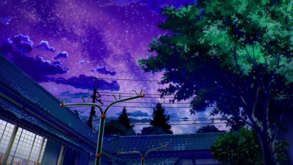 Мрачный закат аниме