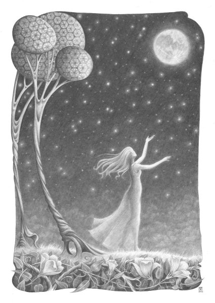 Эскиз ночного неба