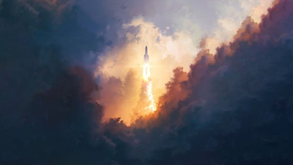 Взлет ракеты
