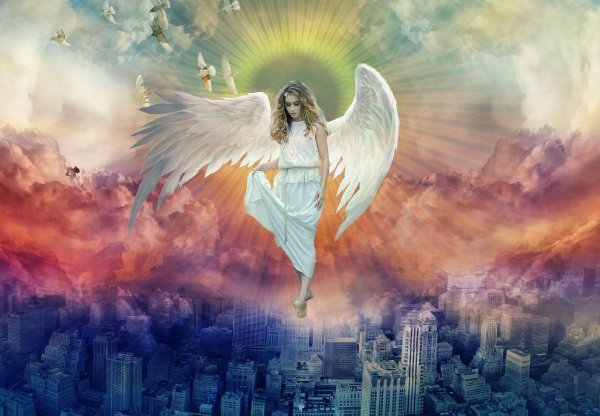 Ангел в небе