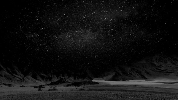 Ночное небо со звездами