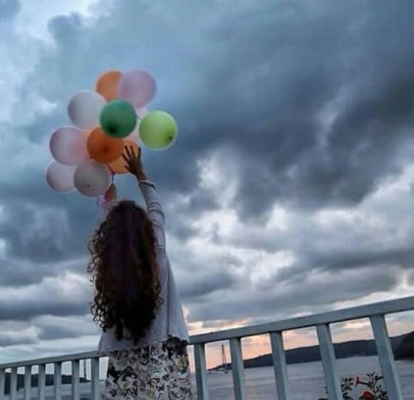 Воздушные шары в небе