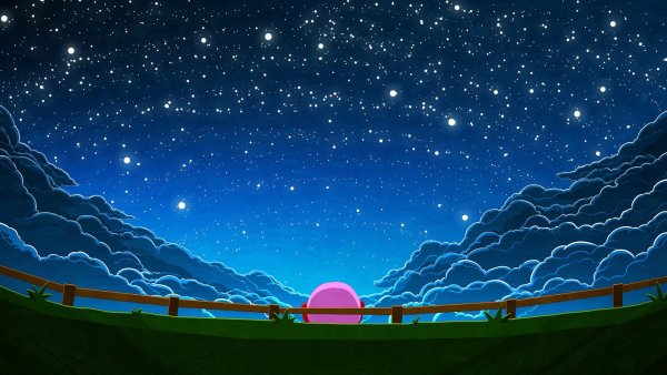 Звездное небо мультяшное