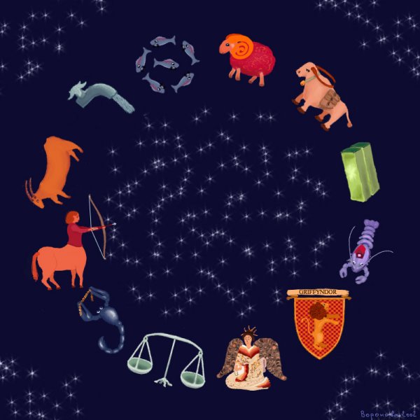 Звёздное небо знаки зодиака с созвездиями