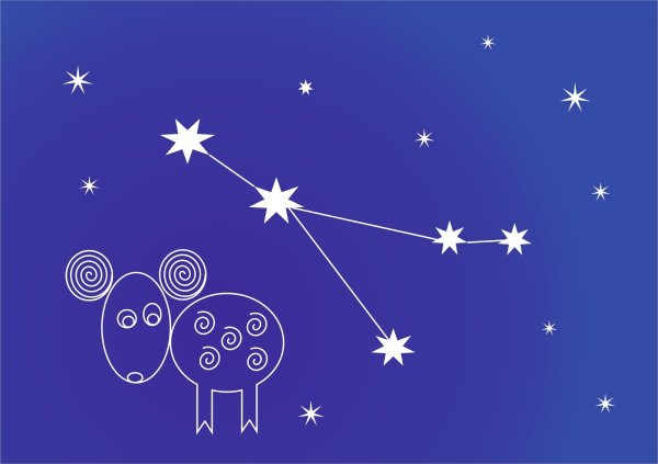 Aries знак зодиака тату Овен Созвездие