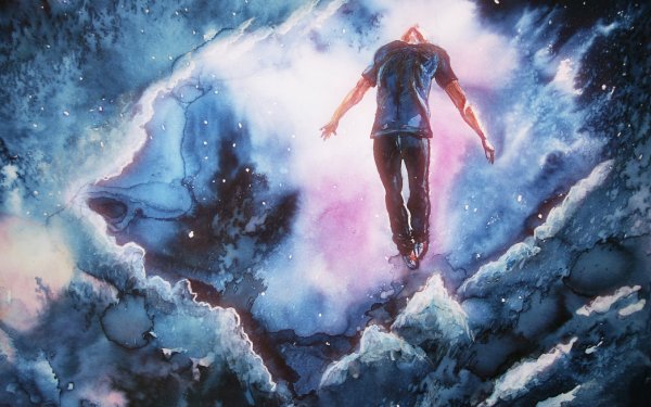 Человек в космосе арт