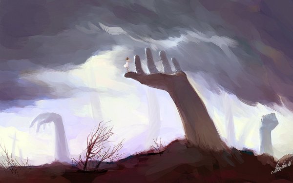 Руки протянутые к небу