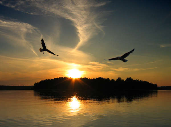 Доброе утро рассвет на море