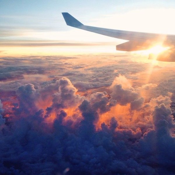 Вид из окна самолета