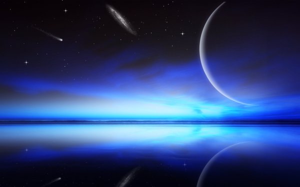 Небо с планетами