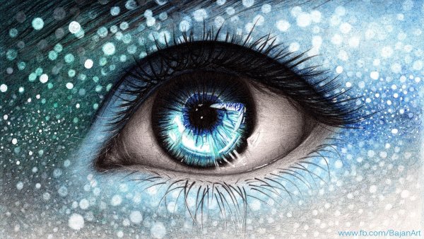 Обои глаза