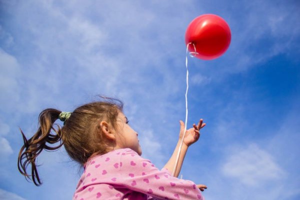 Отпустить воздушный шарик