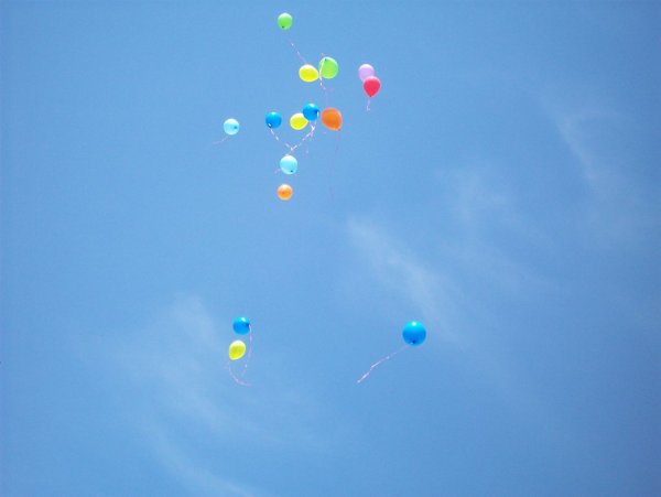 Возд шары в небе