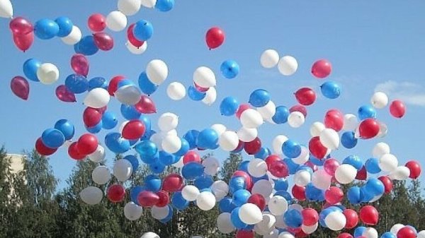 Выпускной шары в небо