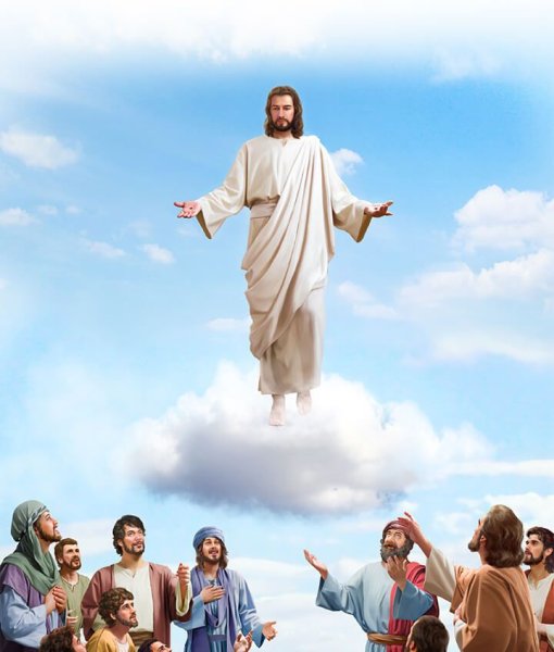Иисус возносится на небо