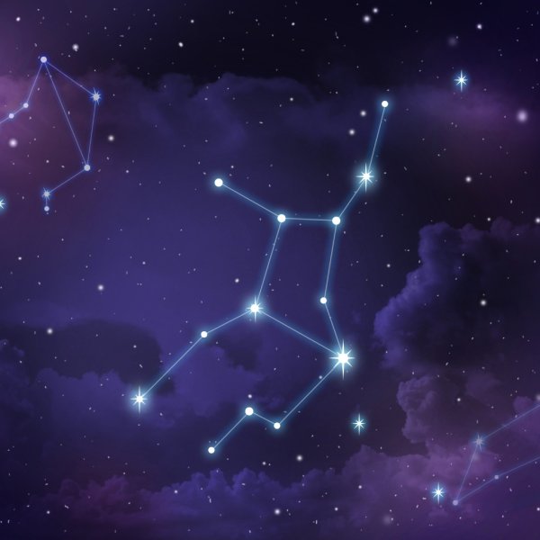 Созвездие Девы на Звездном небе