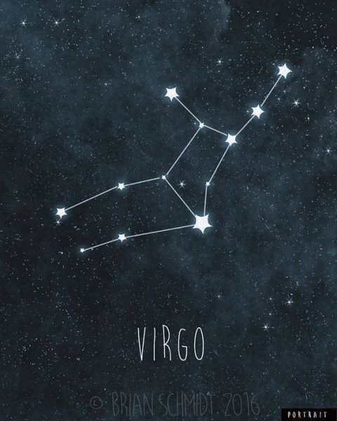 Дева Virgo Созвездие