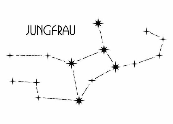 Дева Созвездие схема