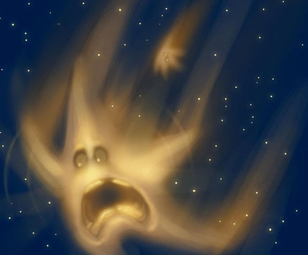 Сказочное небо со звездами