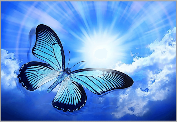 Фея на фоне Луны