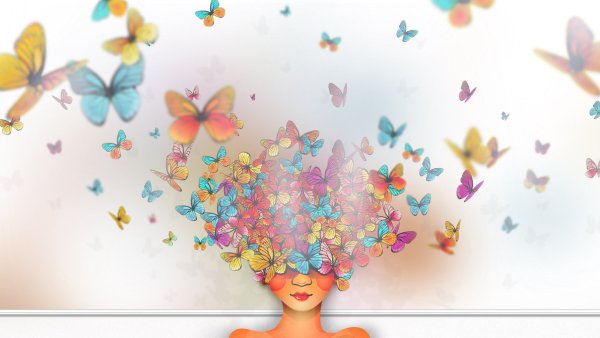 Бабочка на ладони