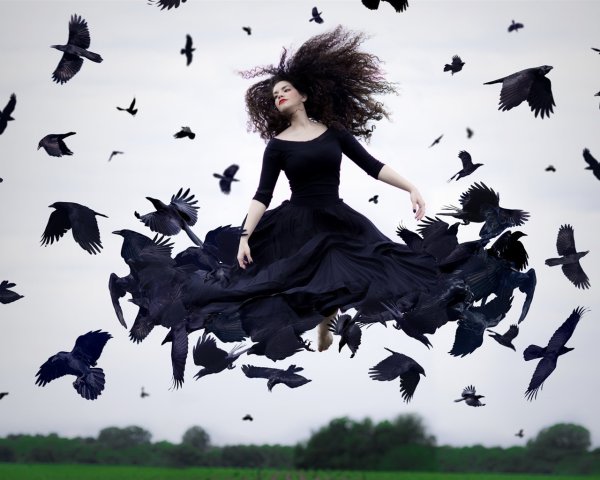 Силуэт девочки