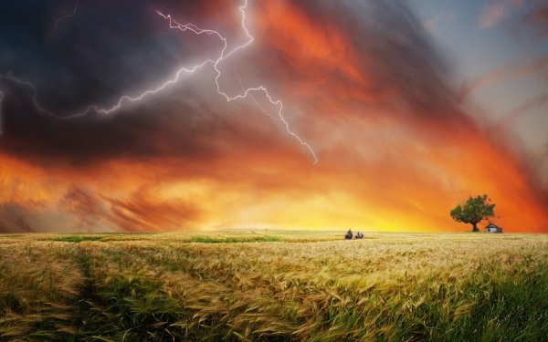 Гроза и солнце