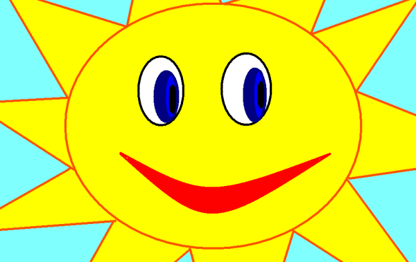 Солнце рисунок