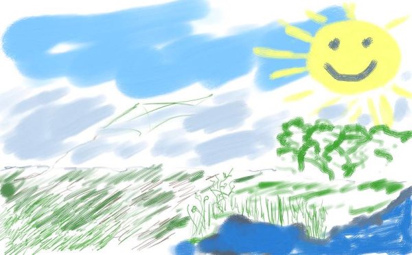 Солнечный круг рисунок