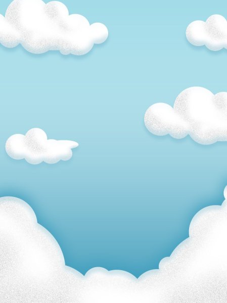 Небо мультяшное