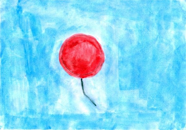 Красный шарик в небе Драгунский