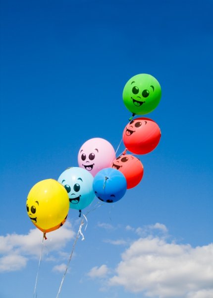 Много шаров в небе