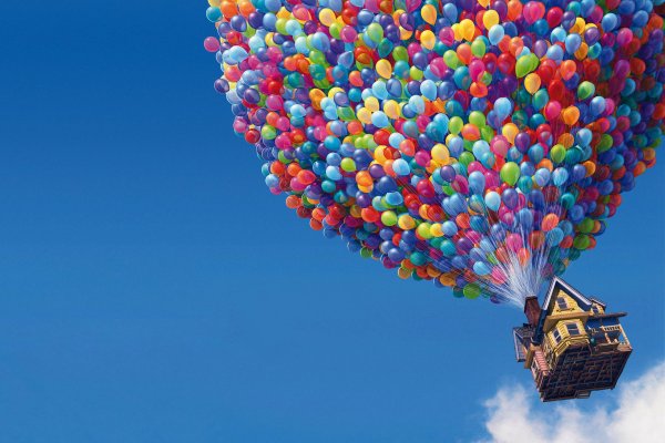 Воздушные шары в небе