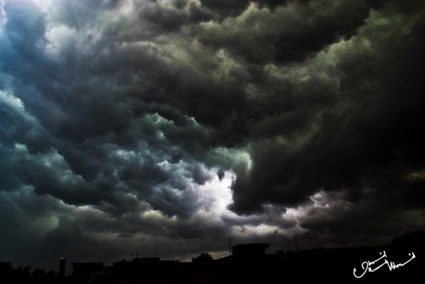 Серые облака