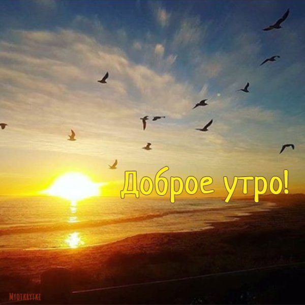 Открывай глазки доброе утро