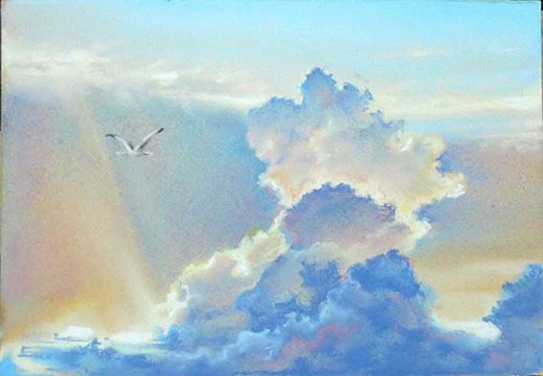 Оранжевые облака Эстетика