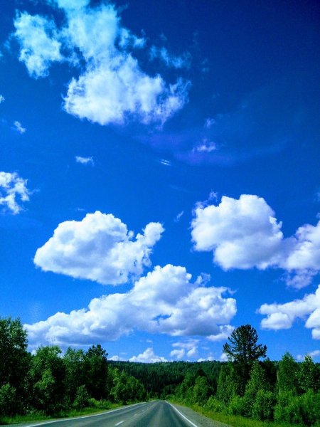Небо с облаками