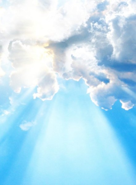 Перистые облака на закате