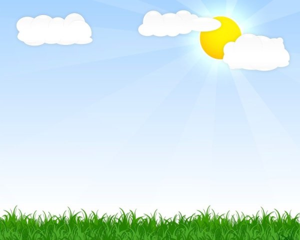 Детские фоны с солнцем