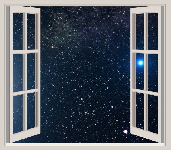 Луна в окне